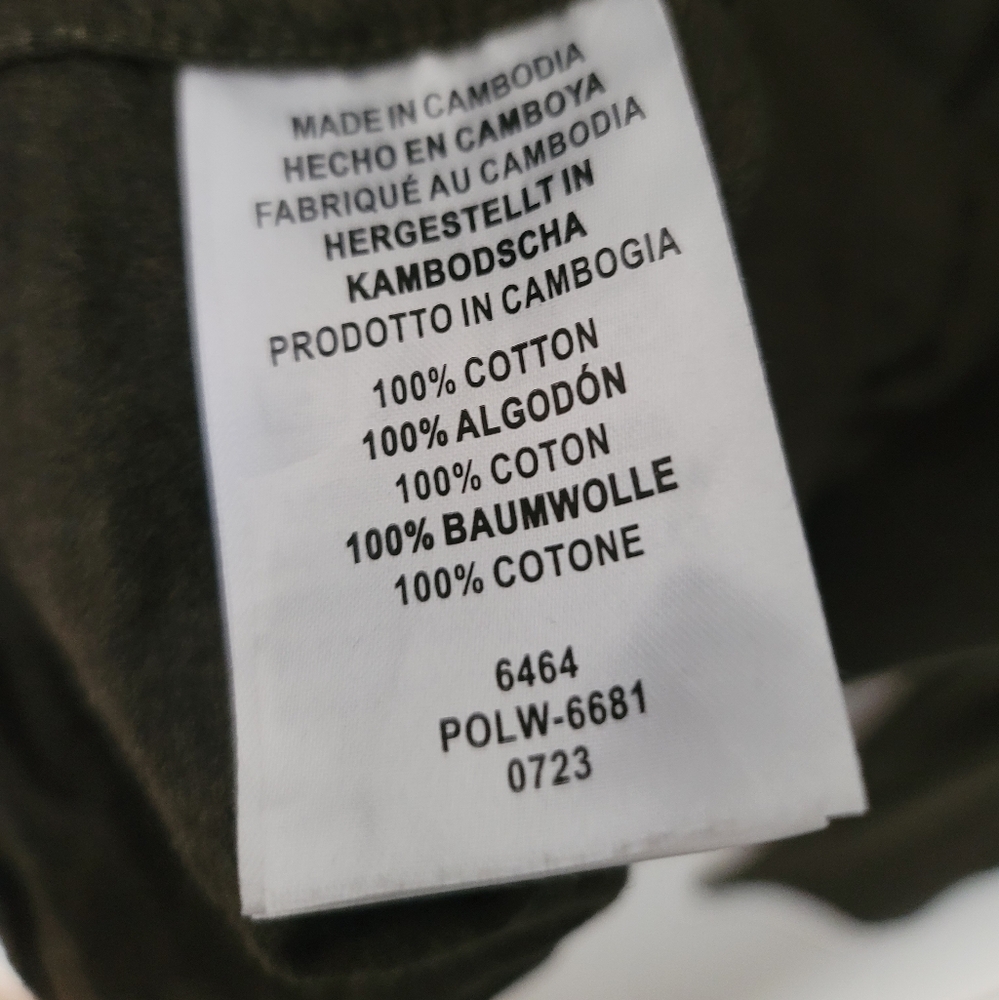 Legendary‎ Whitetails Flannel Button Down Overshirt Size XLT Green - Picture 10 of 12